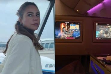 Paolla Oliveira mostra rotina em viagem de 31 horas até a China