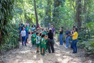 Aulas na trilha