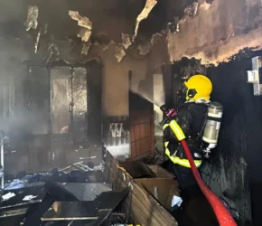 Princípio de incêndio mobiliza nova unidade dos Bombeiros em Querência