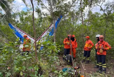 CBMMT: acidente com ultraleve em Santo Antônio de Leverger - MT
