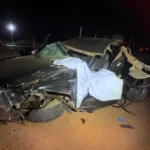 Motorista morre preso às ferragens e três menores ficam feridos em acidente em Guarantã do Norte