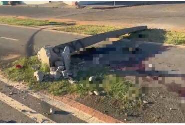 Motociclista morre após bater em poste e ficar preso sob estrutura em Campo Novo do Parecis