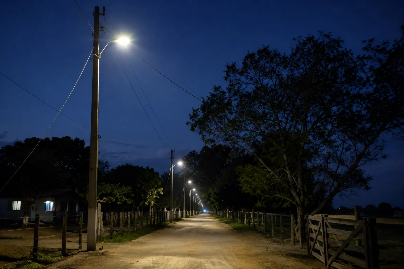 Iluminação LED é solicitada para zona rural