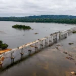 Maior ponte de Mato Grosso atinge 68% de obras no Rio Juruena e tem entrega prevista para 2026