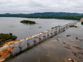 Ponte do Rio Juruena alcança 68% de execução em Mato Grosso