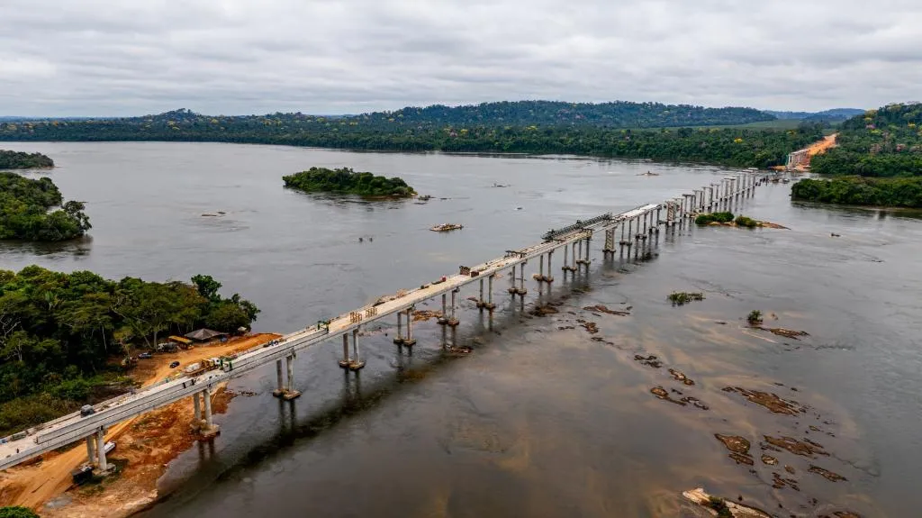 Ponte do Rio Juruena alcança 68% de execução em Mato Grosso