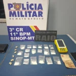 Falso entregador de aplicativo é preso pela equipe do Raio fazendo ‘delivery’ de cocaína em Sinop