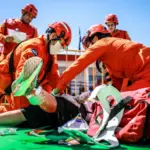 Conesv reúne curso internacional de hemorragias e simulador com caminhões no Parque Novo MT
