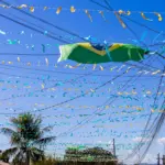 Comunidade do Jardim Aroeira comemora vitória do Brasil em estrutura montada pela Prefeitura de Cuiabá