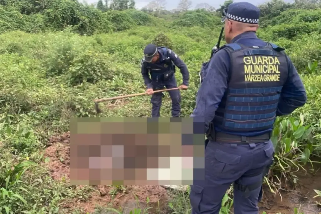 Guarda Municipal localiza corpo de jovem de 29 anos enterrado em cova rasa em Várzea Grande
