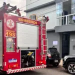 Princípio de incêndio em quadro de energia mobiliza Bombeiros em prédio de Primavera do Leste