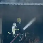 Incêndio destrói oficina de eletrodomésticos e deixa prédio com risco de desabamento em Lucas do Rio Verde