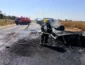 Incêndio em caminhão carregado com óleo mobiliza Corpo de Bombeiros na rodovia MT-249