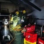 Incêndio atinge restaurante no Distrito de Primaverinha e mobiliza Corpo de Bombeiros em Sorriso