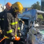 Grave acidente na MT-010 deixa três pessoas mortas presas às ferragens na Estrada da Guia