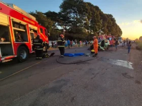 Acidente na MT-140 deixa seis feridos e mobiliza bombeiros em Sinop