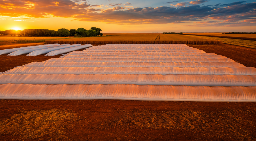 Déficit de armazenagem em Mato Grosso impulsiona uso de silo bolsa para estocar milho nas propriedades