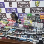 Força Tática apreende mais de 2 mil cigarros eletrônicos e prende três jovens em Rondonópolis