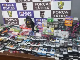 Apreensão de cigarros eletrônicos em Rondonópolis: PM prende trio