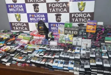 Apreensão de cigarros eletrônicos em Rondonópolis: PM prende trio