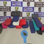 Força Tática intercepta jovem de 18 anos com 11 kg de maconha e skank em carro de app em Rondonópolis