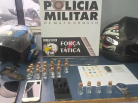 Tráfico de drogas em Sinop: Força Tática prende quatro suspeitos