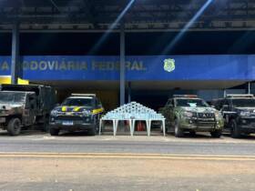 Forças de segurança apreendem mais de 83 quilos de skunk escondidos em carga de algodão em Cáceres