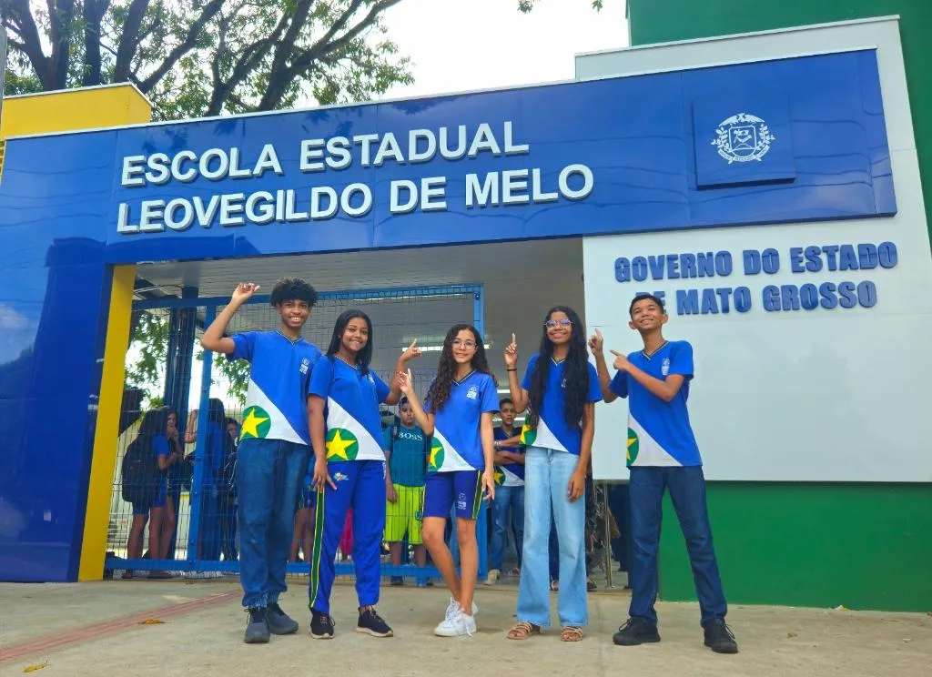 Estudante de 16 anos deixa rede privada e se surpreende com estrutura de escola estadual em Cuiabá