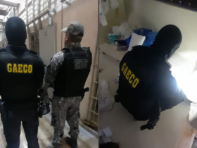 Gaeco cumpre mandado na PCE contra facção criminosa