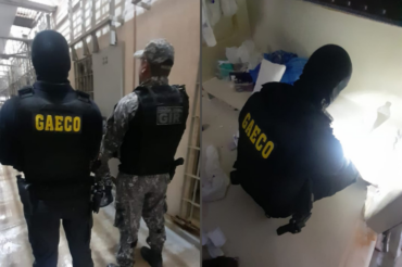Gaeco cumpre mandado na PCE contra facção criminosa