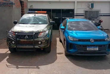 Gefron recupera veículo roubado na fronteira com a Bolívia
