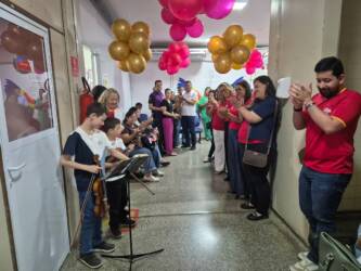 Comemoração no hemocentro