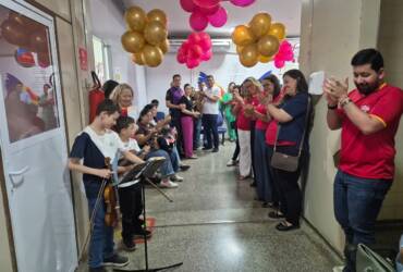Comemoração no hemocentro