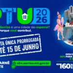 Prazo prorrogado: Contribuintes de Sorriso têm até dia 15 de junho para pagar IPTU em cota única com 20% de desconto