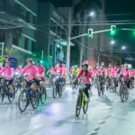 Pedal da Mulher reúne famílias e fortalece rede de apoio às mulheres em Cuiabá