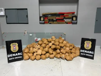 Apreensão de maconha em Cuiabá supera 150 quilos no Jardim União