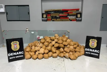Apreensão de maconha em Cuiabá supera 150 quilos no Jardim União
