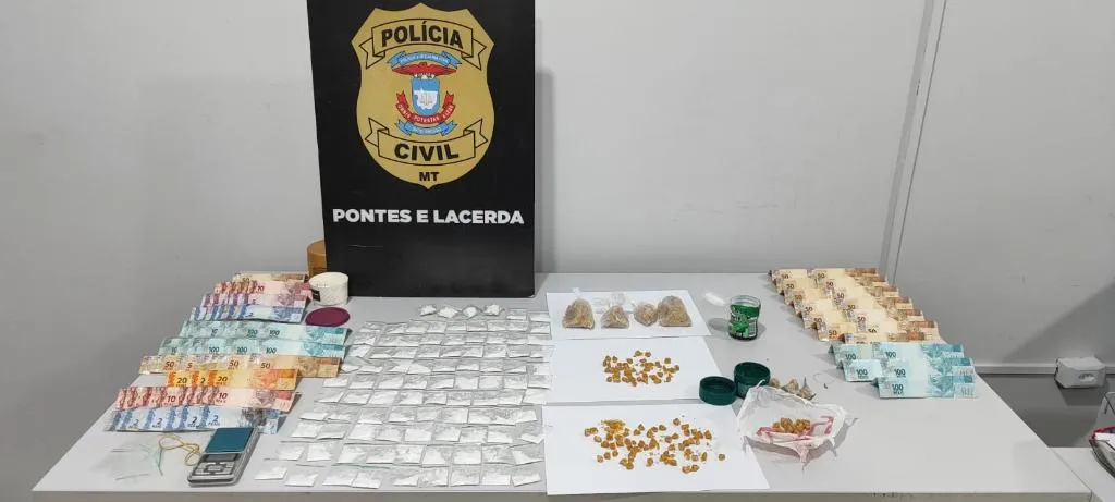 Operação na fronteira prende cinco em flagrante por tráfico de drogas em Pontes e Lacerda