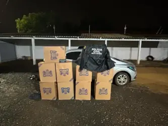 Contrabando de cigarros em Nova Olímpia