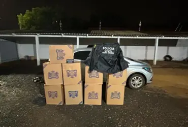 Contrabando de cigarros em Nova Olímpia