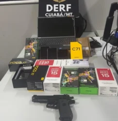 Polícia Civil prende suspeito por vender celulares furtados em Cuiabá