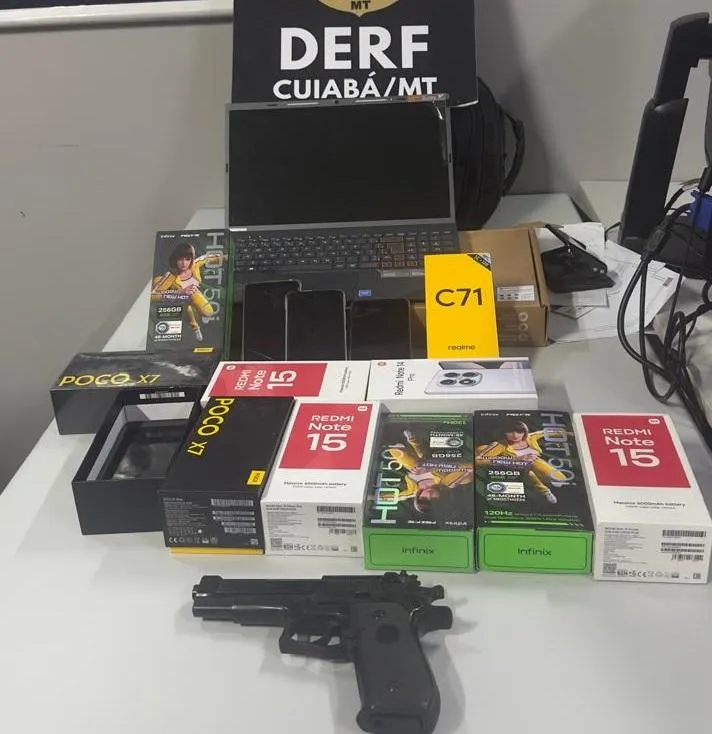 Polícia Civil prende suspeito por vender celulares furtados em Cuiabá