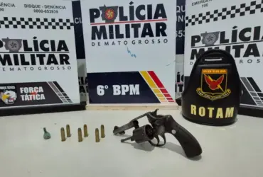 Polícia Militar apreende arma de fogo