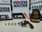Rotam e 6º CR estouram base de facção, apreendem revólver .38 e prendem trio em Cáceres