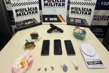 Operação Território Livre prende faccionados com arma e drogas em Cáceres
