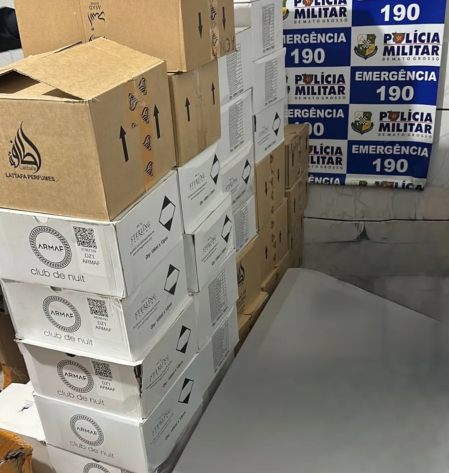 Operação Tolerância Zero apreende 600 perfumes contrabandeados em ônibus na BR-364