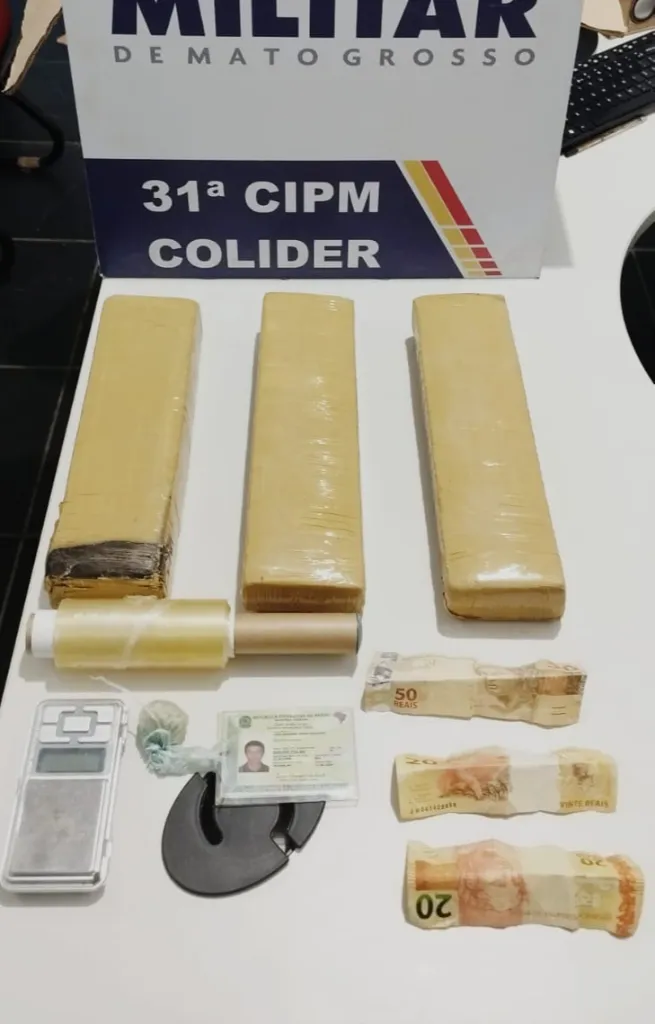 Briga entre irmãos termina com homem preso por tráfico de drogas em Colíder
