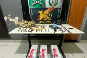 Furto de baterias em torre de telefonia causa prejuízo de R$ 21 mil