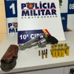 Motorista tenta fugir de abordagem e é preso com revólver escondido em mala em Aripuanã