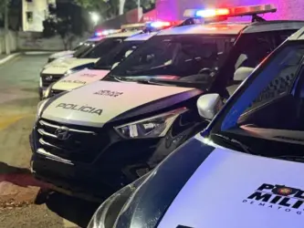 Viaturas da polícia militar de Mato Grosso